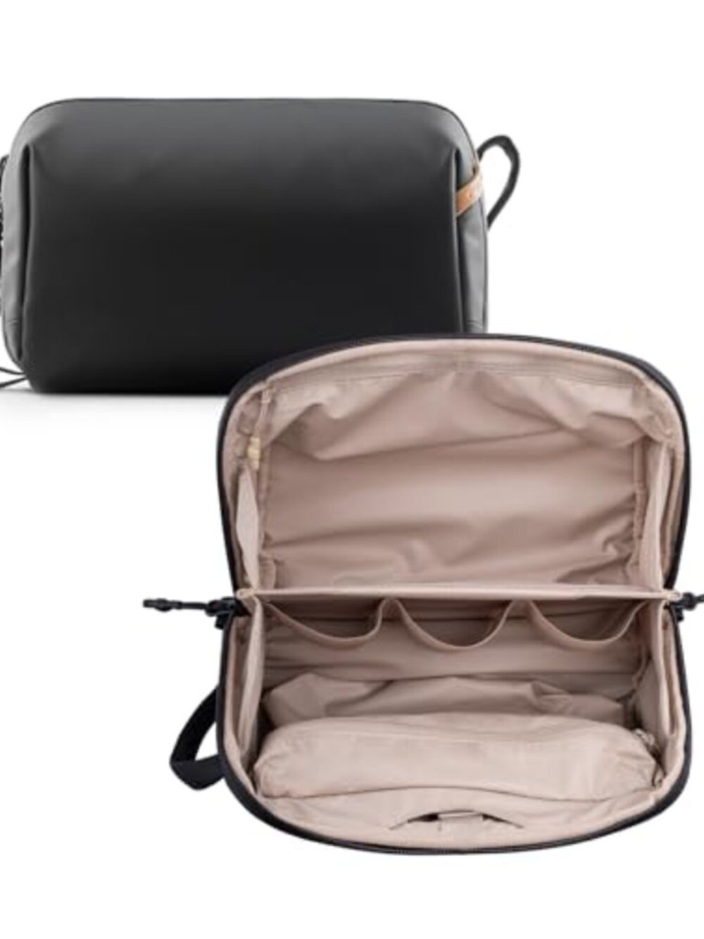 Splash-Proof Hanging Toiletry Bag Wet Dry Travel Wash Pouch Organizer